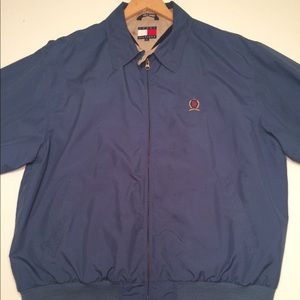 Tommy Hilfiger Zip Up Jacket Blue Size XL